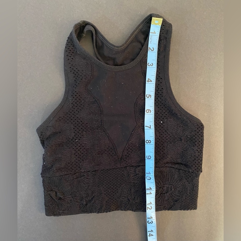 FP Movement Every Single Time Floral Bra NWOT Black XS/S - Picture 8 of 11